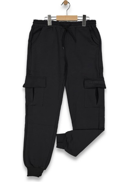 Erkek 5/8 Yaş Kargo Cep Kapagi Baskili Alt