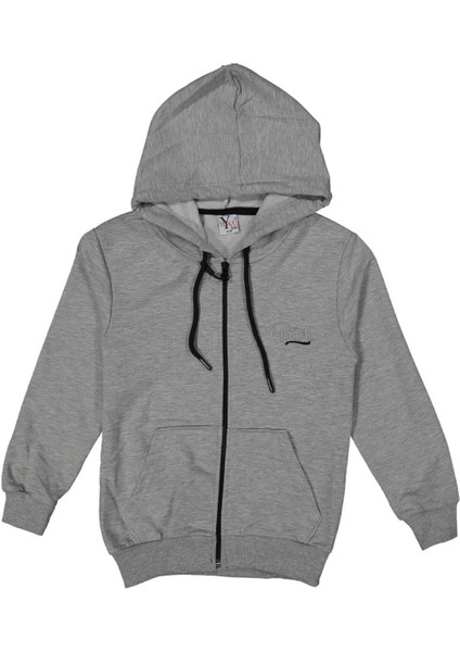 Erkek 13/16 Yaş Pan Fermuarlı Kaplonlu Sweat Hırka