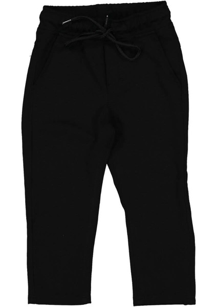 Erkek 3/7 Yaş Bel Lastikli Bağlamalı Jogger Pantol