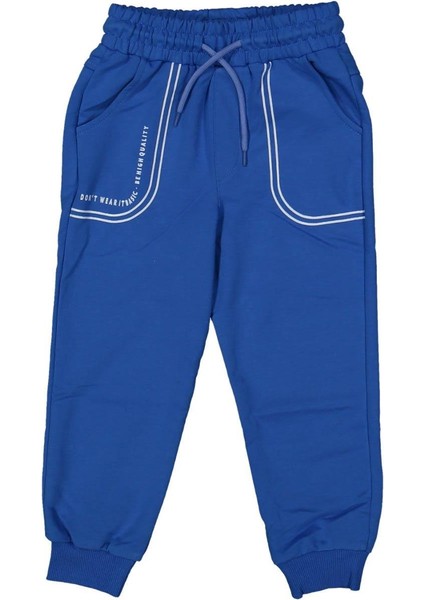 Erkek 10/14 Yaş Şeritli Cep Baskılı Eşofman Altı