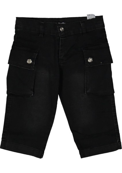 Erkek 8/12 Yaş Siyah Kot Kapri