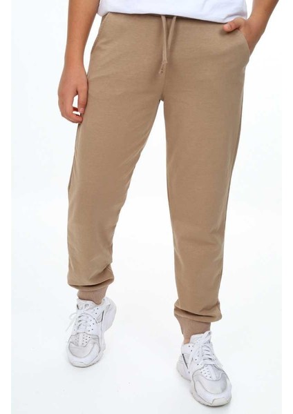 Unısex 10/14 Yaş Gizli Fermuarlı Eşofman Altı