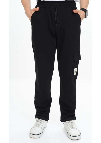 Erkek 6/10 Yaş Paçası Double Kargo Cepli Eşofman A