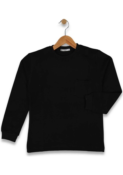 Erkek 9/12 Yaş Mevsimlik Lakos Cepli Sweat