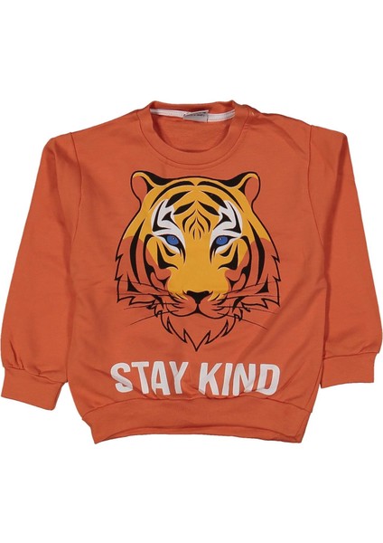 Erkek 8/12 Yaş Stay Kınd Sweat