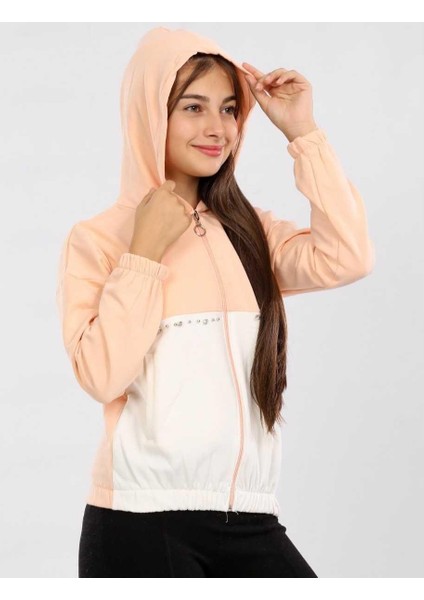 Kız 5/8 Yaş Süzineli Boncuklu 2ip Hırka