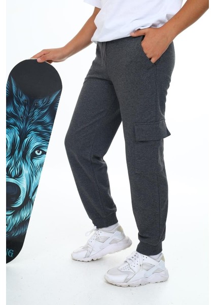 Unısex 10/14 Yaş Komando Cepli Eşofman Altı