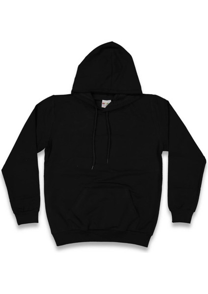 Erkek 9/12 Yaş Kanguru Cep Basic Kapşonlu Sweat