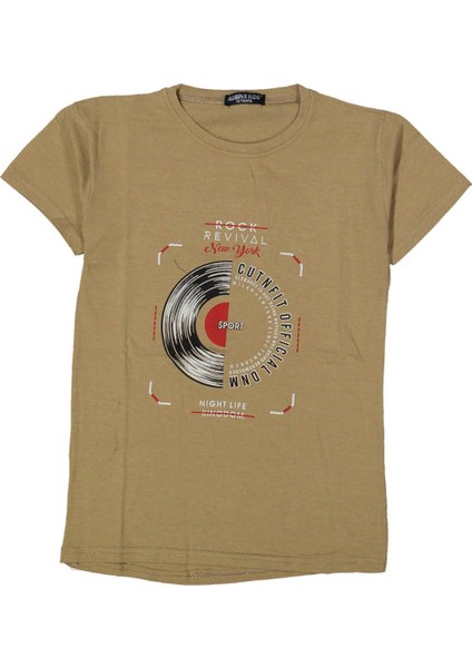 Erkek 3/7 Yaş Newyork Baskılı T