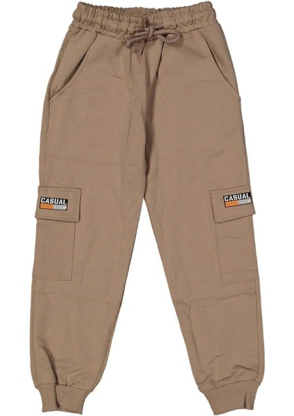 Erkek 13/16 Yaş Kargo Cep Kapak Baskılı Tek Alt