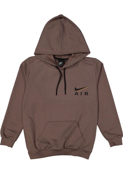 Erkek 9/12 Yaş Air Desen Kapşonlu Kanguru Sweat