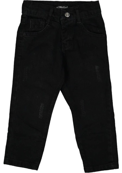 Erkek 3/7 Yaş Koyu Mavi Kot Pantolon