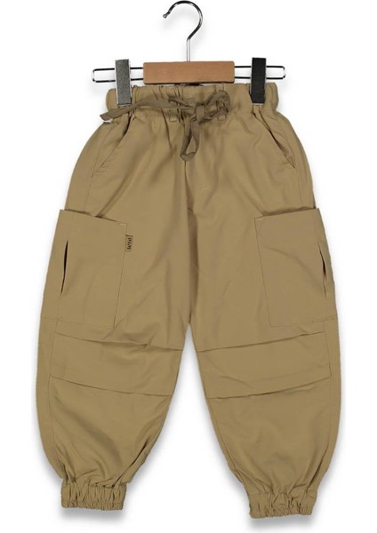 Erkek 5/8 Yaş Kargo Cepli Paraşüt Pantolon