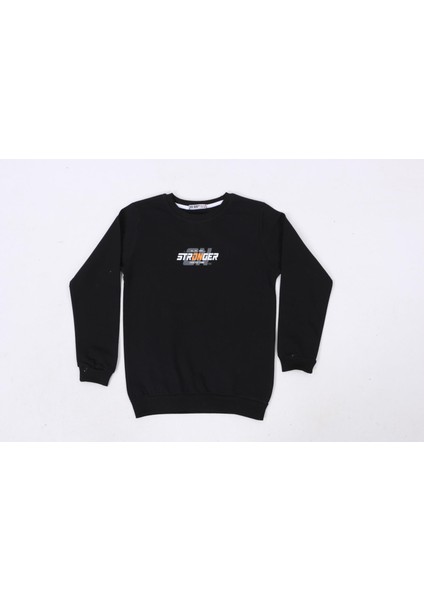 Erkek 5/8 Yaş Stronger Baskılı Şardonlu Sweat