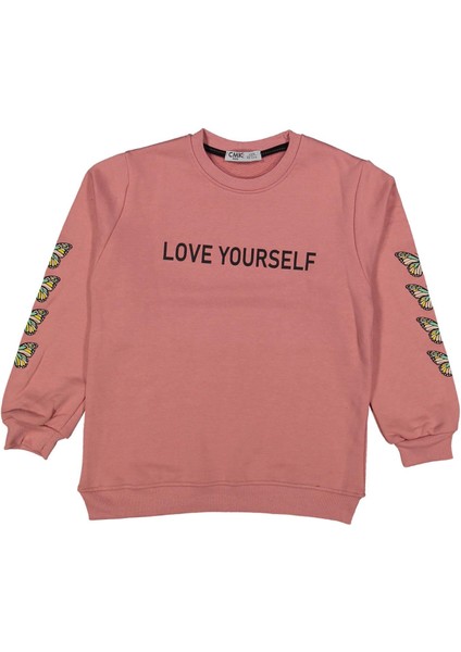 Erkek 13/16 Yaş Love Yourself Yazılı 3 Ip Sweat