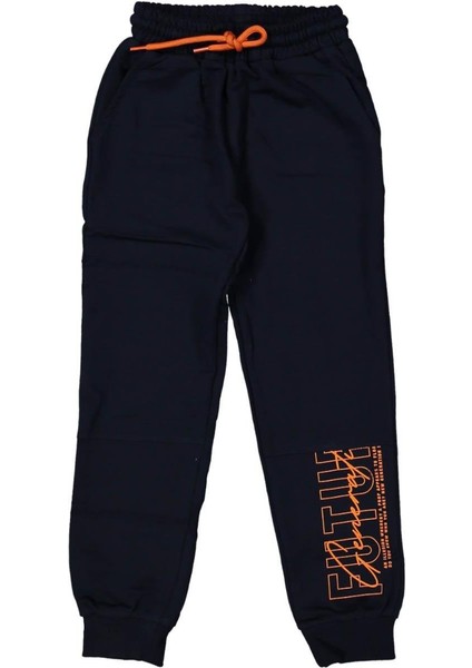 Erkek 5/8 Yaş Paçası Future Baskılı 2 Ip Eşofman Alt