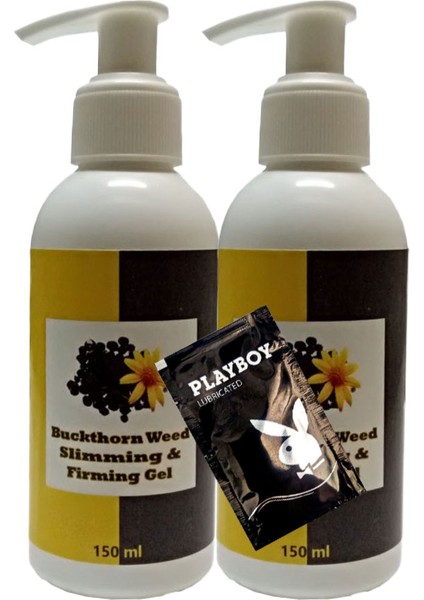 Buck Thorn 2 Adet Weed Slimming & Firming Gel Acı Çehre Tohumu Jeli Yağlara Parçalayıcı Jeli 150 ml + Jel Hediye