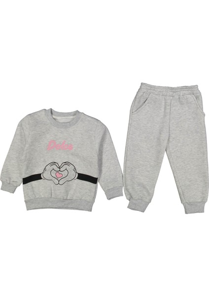 Erkek 2/5 Yaş Kalp Baskılı 2li Takım