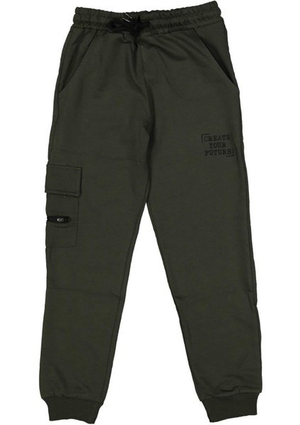 Erkek 9/12 Yaş Kargo Cep Baskılı Tek Alt