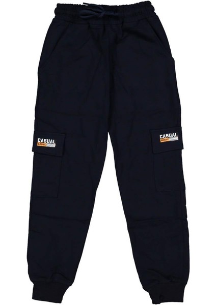 Erkek 9/12 Yaş Kargo Cep Kapak Baskılı Tek Alt