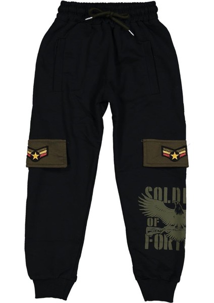 Erkek 5/8 Yaş Şahin Baskılı Eşofman Alt