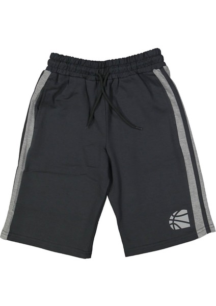 Erkek 2/6 Yaş Basketbol Baskılı Yanı Şeritli Kapri