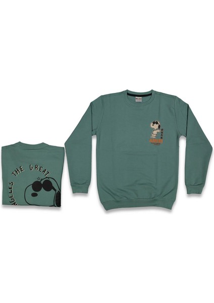 Erkek 13/16 Yaş Snoopy Amırı Sweat