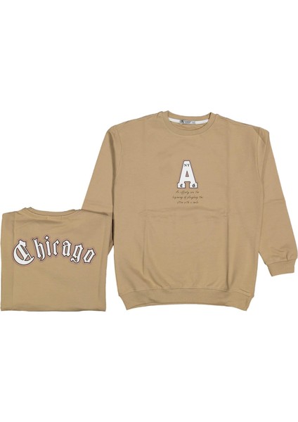 Erkek 13/16 Yaş A Nakışlı S.yk Oversize Sweat