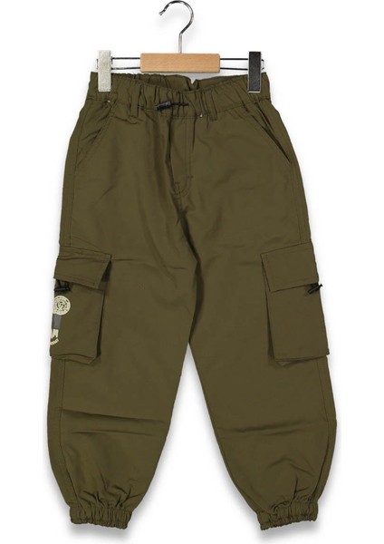 Erkek 9/12 Yaş Yandan Cepli Paraşüt Pantolon