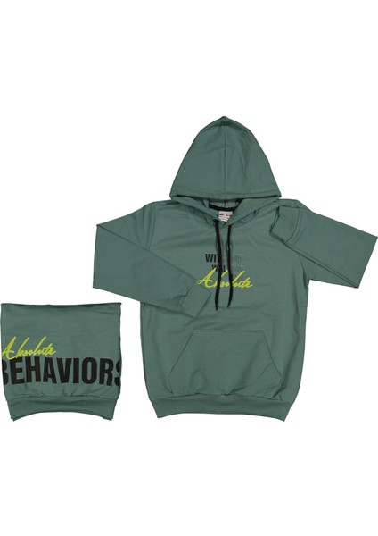 Erkek 13/16 Yaş Absolute Baskılı Kapşonlu Sweat