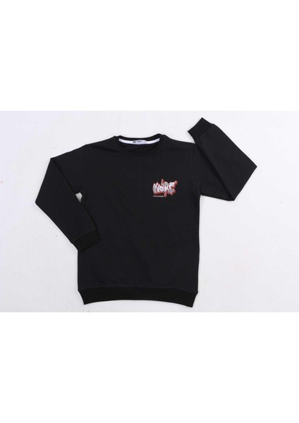Erkek 9/12 Yaş Sırt Baskılı 2ip Şardonlu Sweat