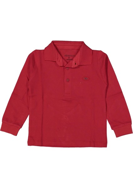 Erkek 10/13 Yaş Nakışlı Lacoste Yakalı Sweat
