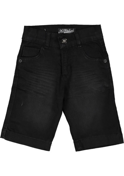 Erkek 3/7 Yaş Taşlanmış Siyah Kapri