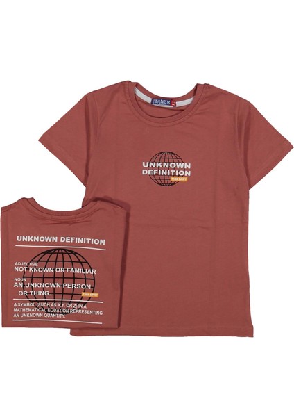 Erkek 13/16 Yaş Ön Arka Baskılı Tişört