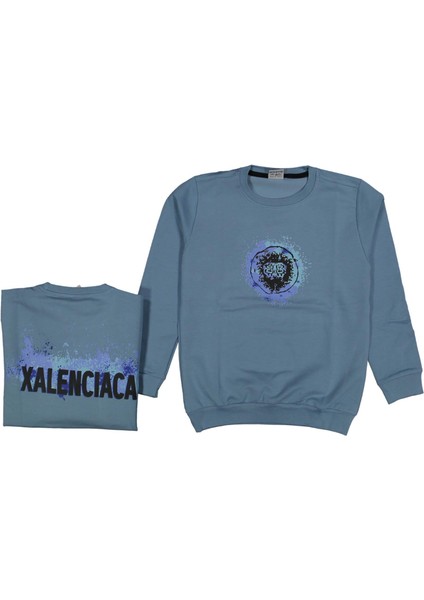Erkek 9/12 Yaş Xalencıaca Baskılı Sweat