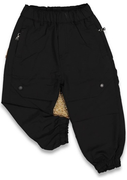 Erkek 5/8 Yaş Cebi Fermuarlı Paraşüt Pantolon