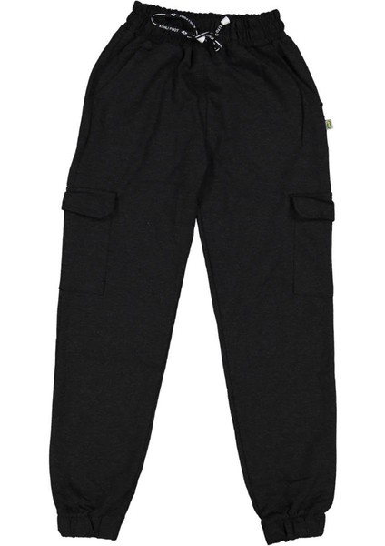 Erkek 9/12 Yaş Kargo Cepli Paça Lastikli Tek Alt