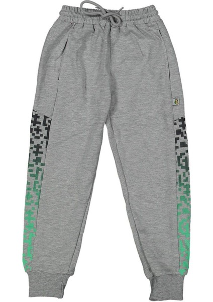 Erkek 13/16 Yaş Paça Yanları Baskılı 2 Ip Eşofman Alt