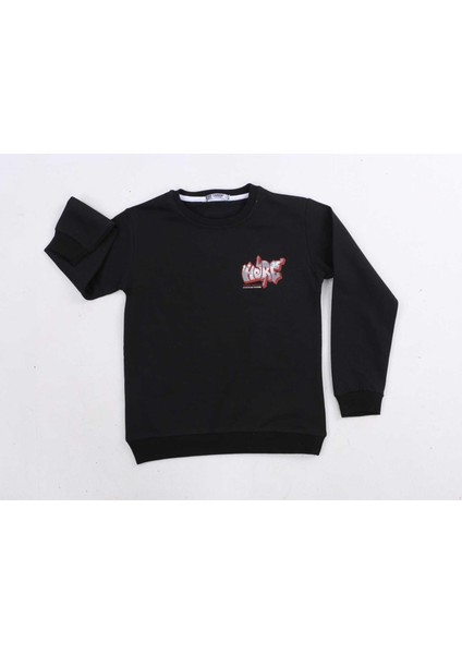 Erkek 5/8 Yaş Sırt Baskılı 2ip Şardonlu Sweat