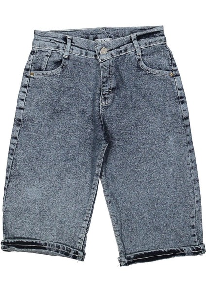 Erkek 8/12 Yaş Kemerli Blue Rock Kapri