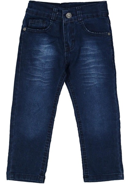 Erkek 3/7 Yaş Eskitme Kot Pantolon
