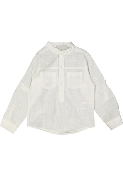 Erkek 10/13 Yaş Yarım Patlı Gomlek