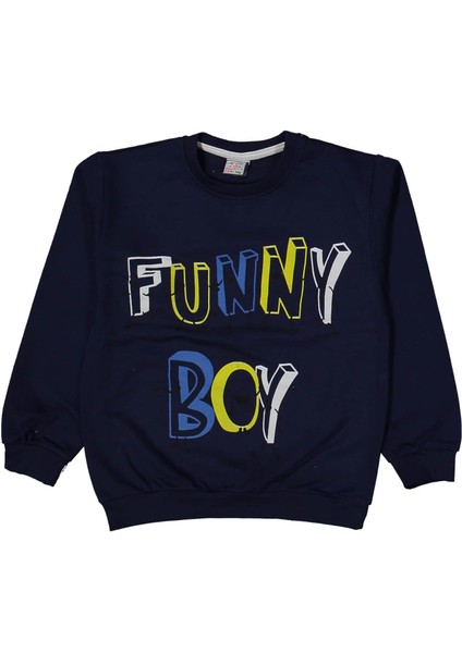 Erkek 8/12 Yaş Funnny Sweat