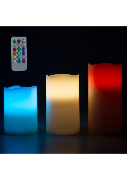 Kumandalı Led Mum3 AD.PDRC18