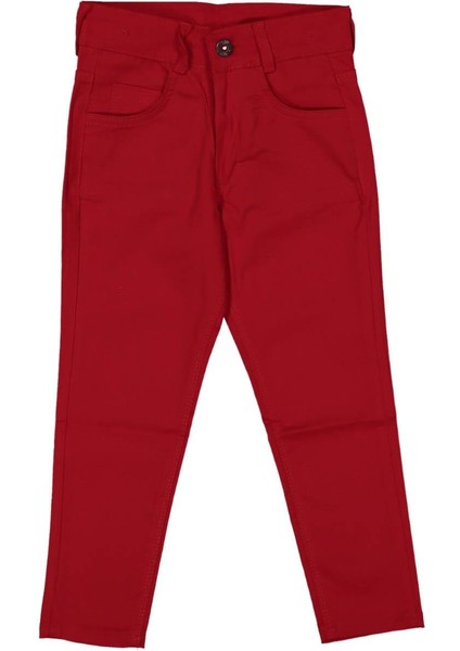 Erkek 10/14 Yaş Orta Okul Boy Renkli Keten Pantalon
