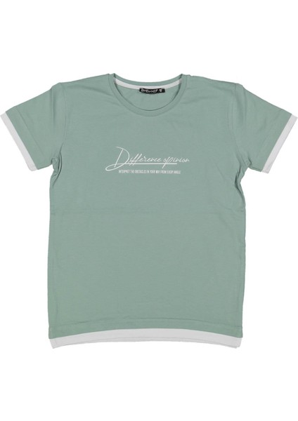 Erkek 10/15 Yaş Dıfference Kol Etek Çıkmalı Tişört