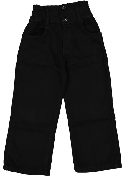 Kız 5/8 Yaş Yüksek Bel Geniş Paça Pantalon