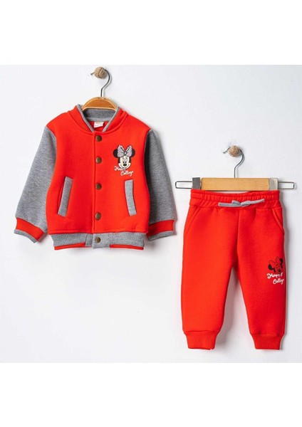 Kız 9/24 Ay Miki Nakışlı Kolej Hırka Üç Ip Tk