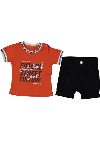 Erkek 6/18 Ay Future Baskılı 2li Takım