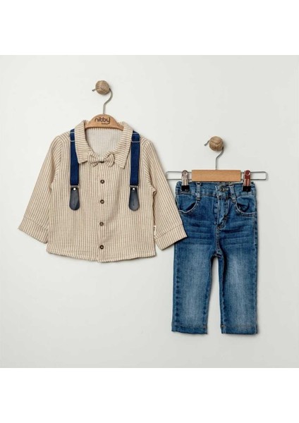 Erkek 6/24 Ay Askılı Gömlek Takım